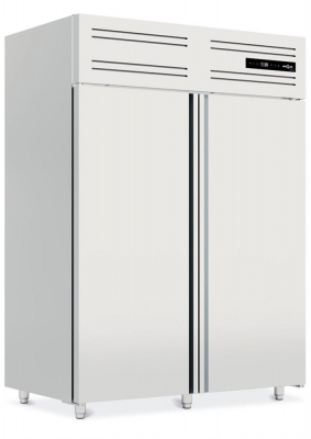  M1-1440 TEK Armoire rèfrigèrèe double portes Inox GN2/1