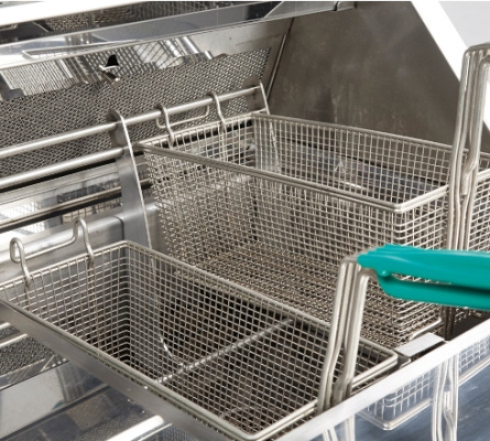 Friteuse gaz – type Santana – cuves rondes + 1 cuve carrée