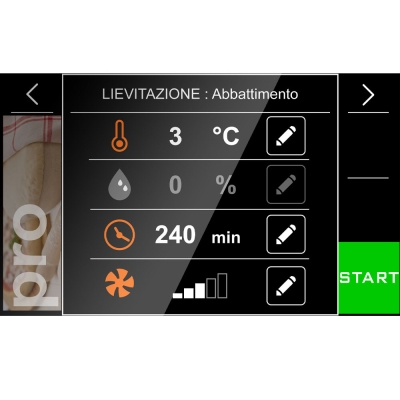 Cellule de cong&eacute;lation rapide, TOUCH SCREEN 10x GN 2/1 (ou) 600x800 - 20x 600x400 (75-50 Kg)    DBT102/TS