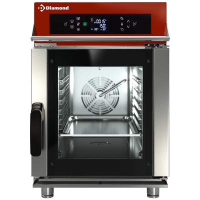 Four vapeur/convection électrique, 6x GN2/3 Touch/Digit + Auto-Cleaning