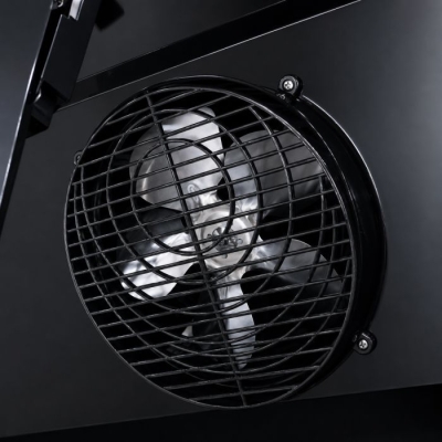 CONG&Eacute;LATEUR 4 PORTES EN VERRE NOIR JDE-2025F BL 