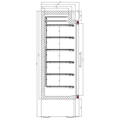 CONG&Eacute;LATEUR 1 PORTE EN VERRE