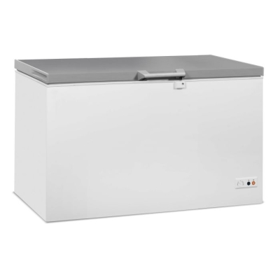 CONGÉLATEUR BAHUT COUVERCLE EN INOX 407 L