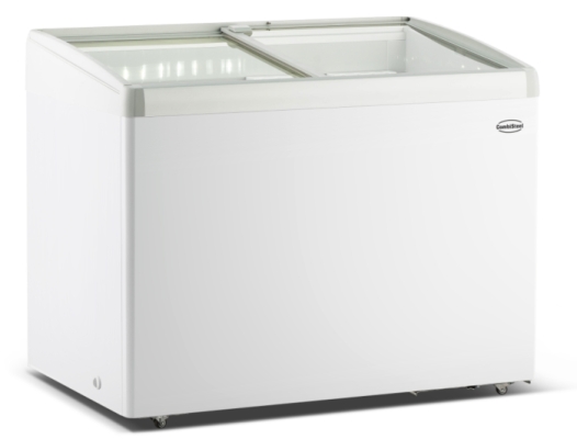 CONGÉLATEUR BAHUT COUVERCLE EN VERRE LOTTE 336L