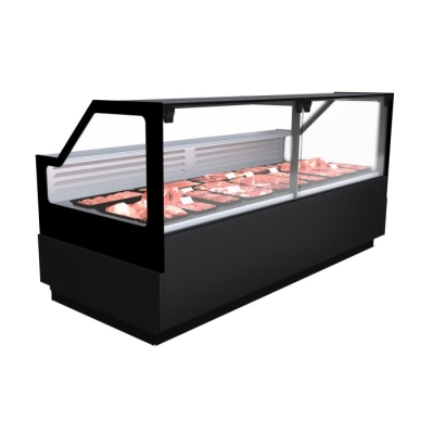 VITRINE R&Eacute;FRIG&Eacute;R&Eacute;E &Agrave; PLAQUE FROIDE POUR VIANDE RICK 2.0