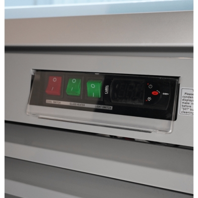 CONGÉLATEUR 1 PORTE EN VERRE JDE-600F