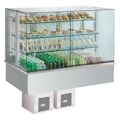 Vitrine refrigerée GN 3-1/1 drop-in, ouverture vers le haut | RM - SL PLATINUM+ 3 DF