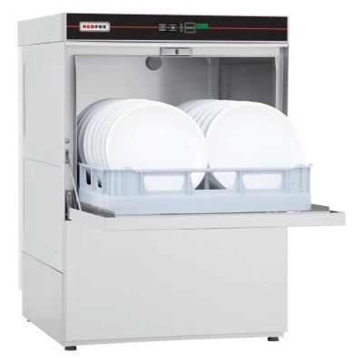 Lave-vaisselle frontal revêtement simple 50x50 - 400 V | REDFOX - QQI 52 T