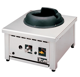 Fourneau wok à  gaz de table, 1 feu (28 kW)
