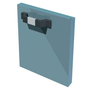 Porte droite pour armoire module 400 mm
