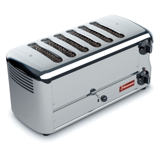 Toaster (grille-pain) èlectrique 6 tranches - Silver
