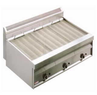 Grill-vapeur gaz avec grille de cuisson en "O" -Top-
