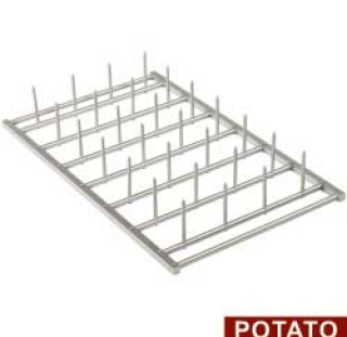 Grille en aluminium GN 1/1, pour 28 pommes de terres