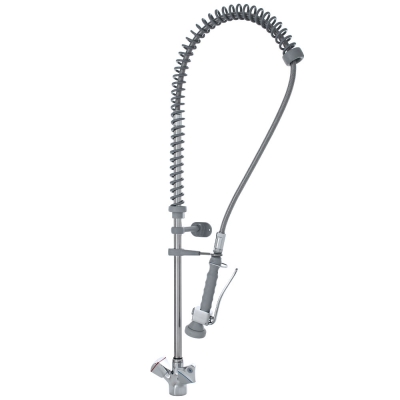 Ensemble lave-vaisselle:Lave-vaisselle capot, panier 500x500 mmDouchette avec mèlangeur, (Sortie MONO)Table entrèe/sortie (tous modèles)Table de prèlavage 