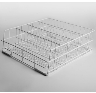 Panier verres à˜ 110 mm, 500x500 mm Rilsan