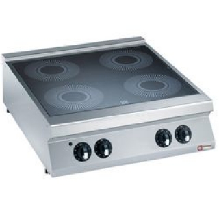 Cuisinière èlectrique vitrocèramique 4 zones -TOP-
