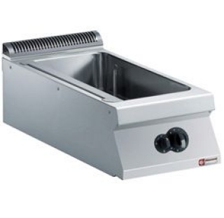 Bain-marie gaz, 4 GN 1/3 h150 mm -TOP-
