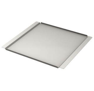 Platine en acier inox 460x340 mm