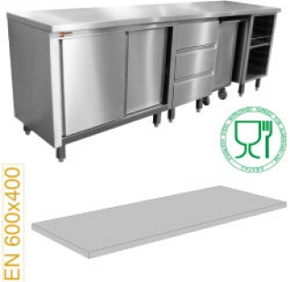 Module pâtisserie top 500 inox 15/10