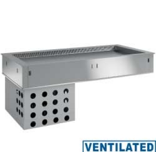 Elèment top rèfrigèrè, ventilè, 2x GN 1/1