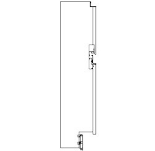 Kit fronton dècoratif comptoir neutre, panneau en bois, plinthe et moulure