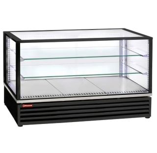 Vitrine rèfrigèrèe EN ou GN, ventilèe, 3 niv., NOIRE