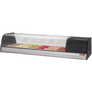 Vitrine à  tapas rèfrigèrèe, 6x GN 1/3 - 40 mm (inclus)