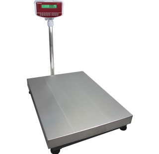 Bascule èlectronique inox avec colonne ,150Kg x 10g