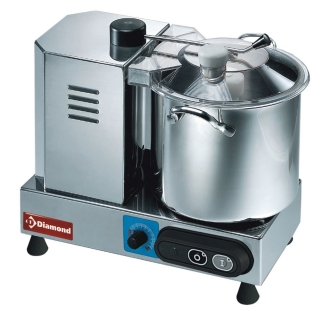 Cutter inox, 6 litres, variateur de vitesse