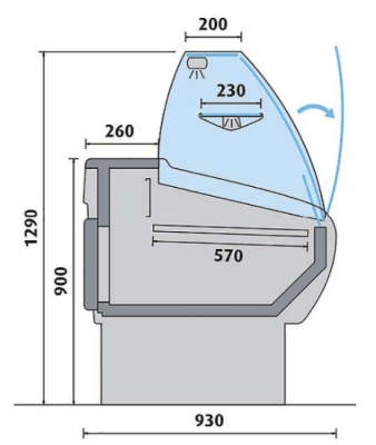 COMPTOIRS D'EXPOSITION (BE200B)