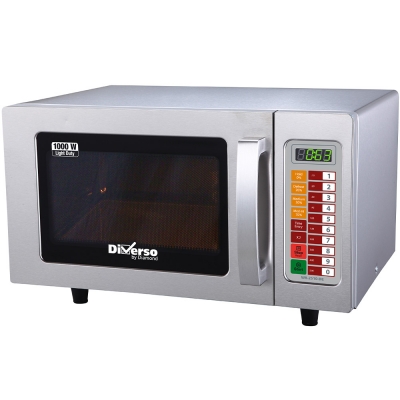 Four micro-ondes en inox,1000 W. (25 Lt), digital WR-2510-DE