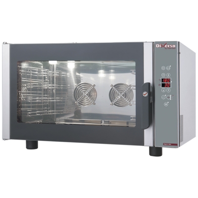 Four èlectrique vapeur-convection, programmable,4x GN 1/1 ou 600x400 mm WR-FCV4-DE