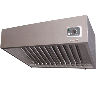 Hotte complète (7/7-1500 M3/h) 120 Pa, variateur, 2 filtres WR-K107-TV