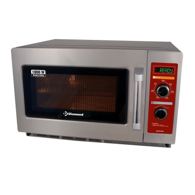 Four micro-ondes en inox (GN 2/3),1800 W. (34 Lt), mècanique  DW3418-M