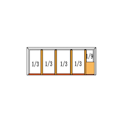 Meuble à  pizzas compact 2 portes GN1/1   ESL3834GR