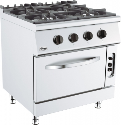 BASE 700 CUISINIERE A GAZ 4 BR. AVEC FOUR A GAZ   7178.0415