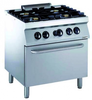 PRO 700 CUISINIERE A GAZ 4 BR. AVEC FOUR A GAZ  7488.0020