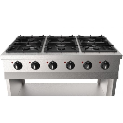 BASE 700 CUISINIERE A GAZ 6 BR.   7333.2010