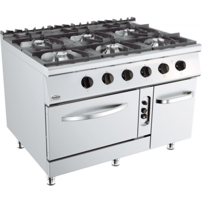 BASE 900 CUISINIERE A GAZ 6 BR. AVEC FOUR A GAZ   7178.3025